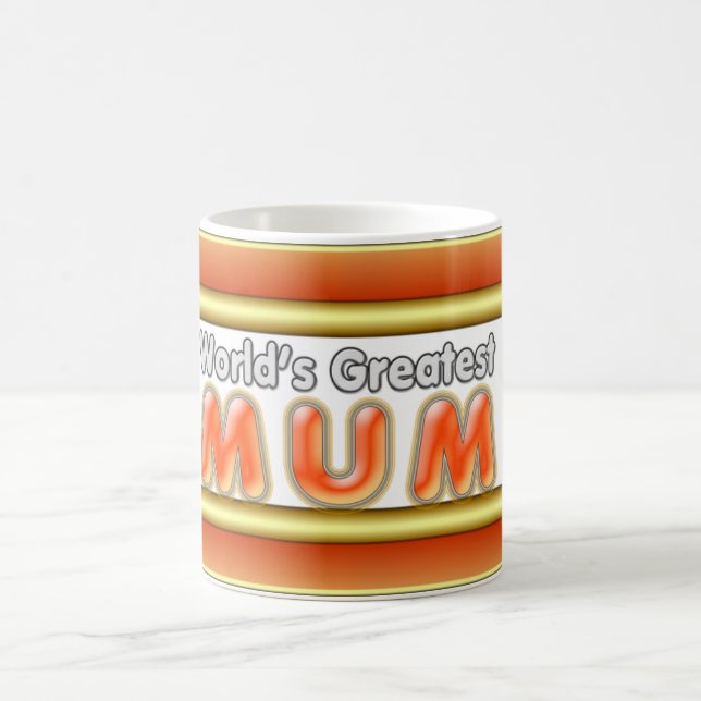 World's Greatest Mum Coffee Mug (Center)