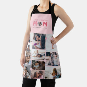 World's Greatest Mum Custom Photo Keepsake Collage Apron