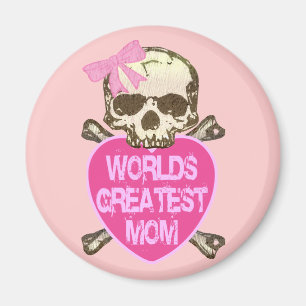 World's Greatest Mum Gothic Magnet