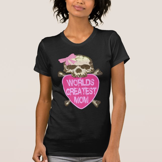 World's Greatest Mum Gothic T-Shirt (Front)