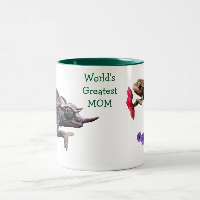 World's Greatest Mum Grouchy Chameleon Mug (Center)
