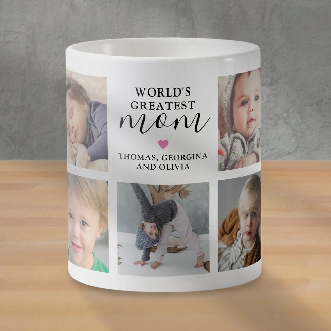 World's Greatest Mum Photo Collage Coffee Mug (Creator Uploaded)