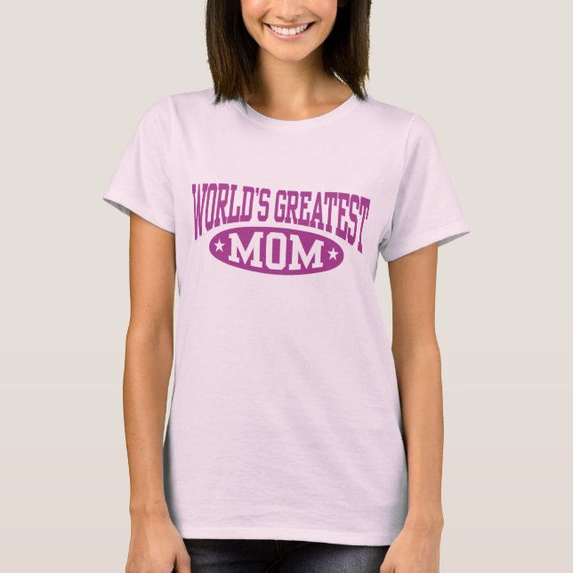 World's Greatest Mum T-Shirt (Front)