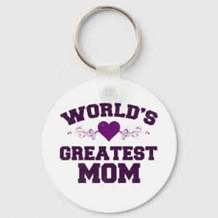 World's greatest mum T-Shirt Key Ring