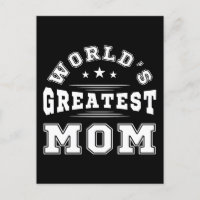World's Greatest Mum Typography Mother's Day Gift 