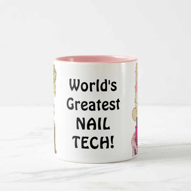 World's greatest nail tech coffee mug (Center)