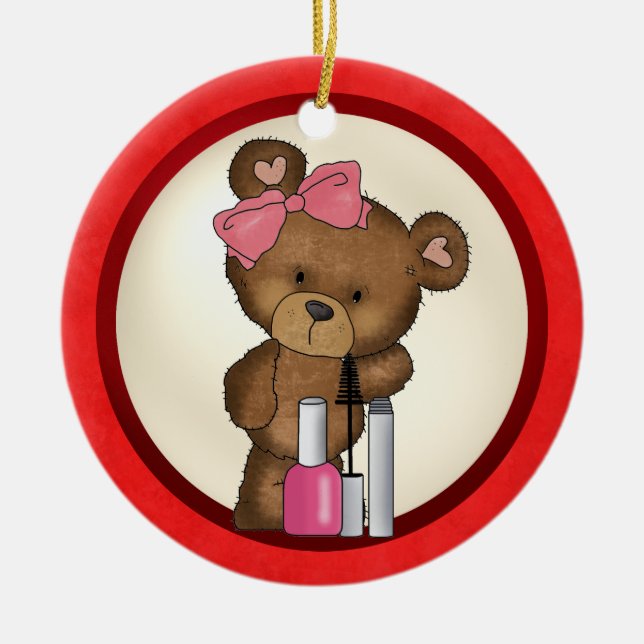 World's Greatest Nail technician ornament (Front)