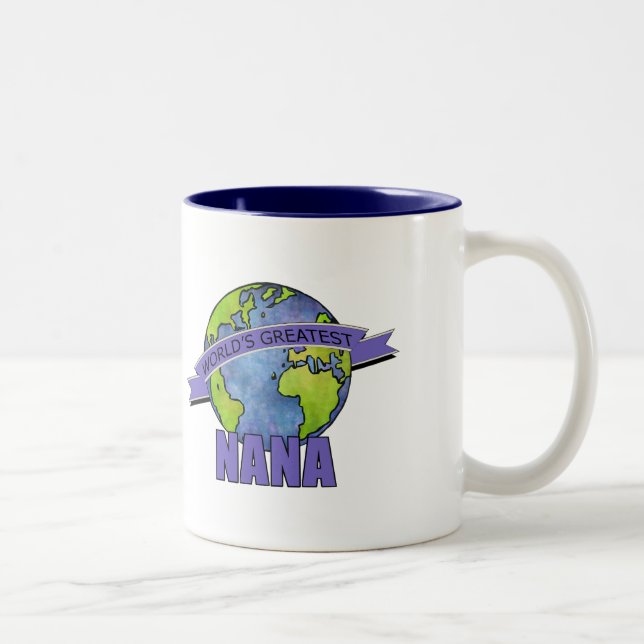 World's Greatest Nana Two-Tone Coffee Mug (Right)