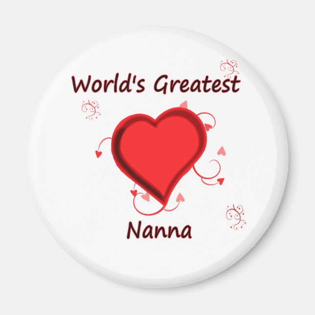 World's Greatest nanna Magnet (Front)