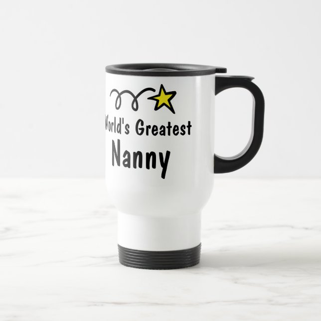World's Greatest Nanny Coffee Mug Gift (Right)