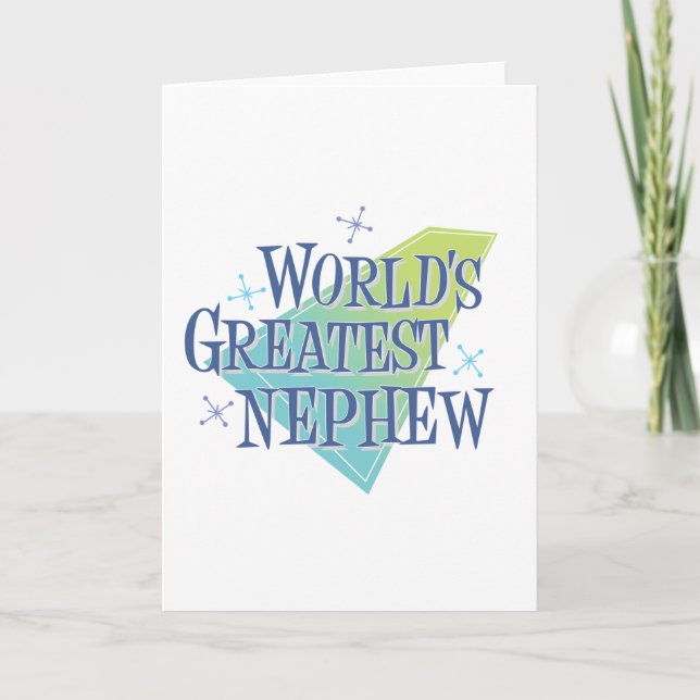 World's Greatest Nephew Card (Front)