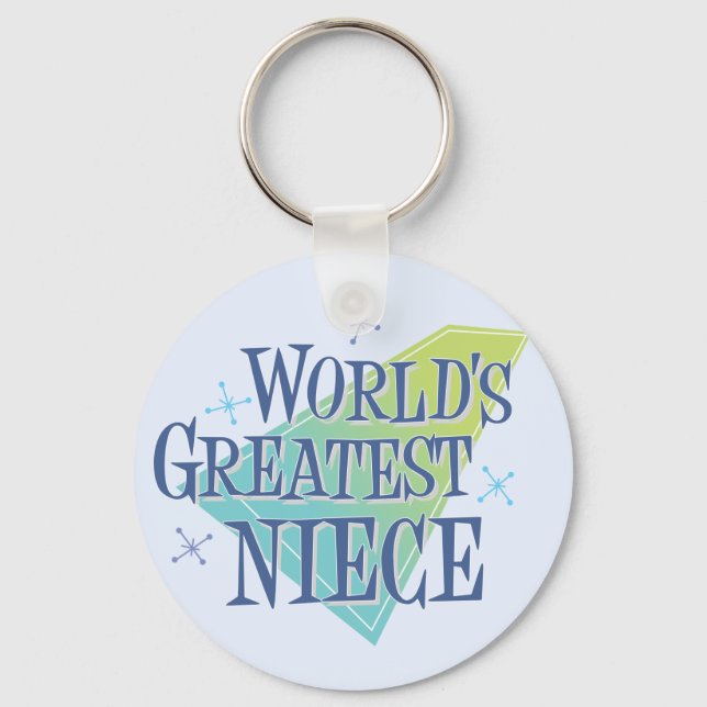 World's Greatest Niece Key Ring (Front)