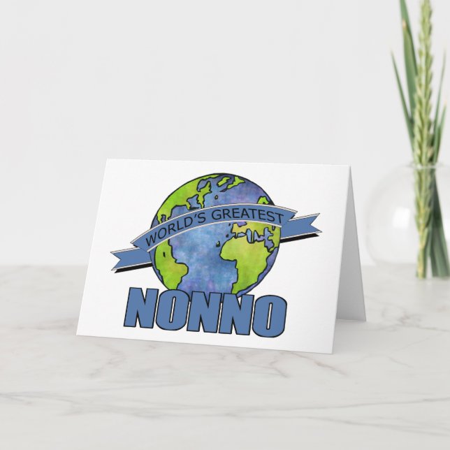 World's Greatest Nonno Card (Front)