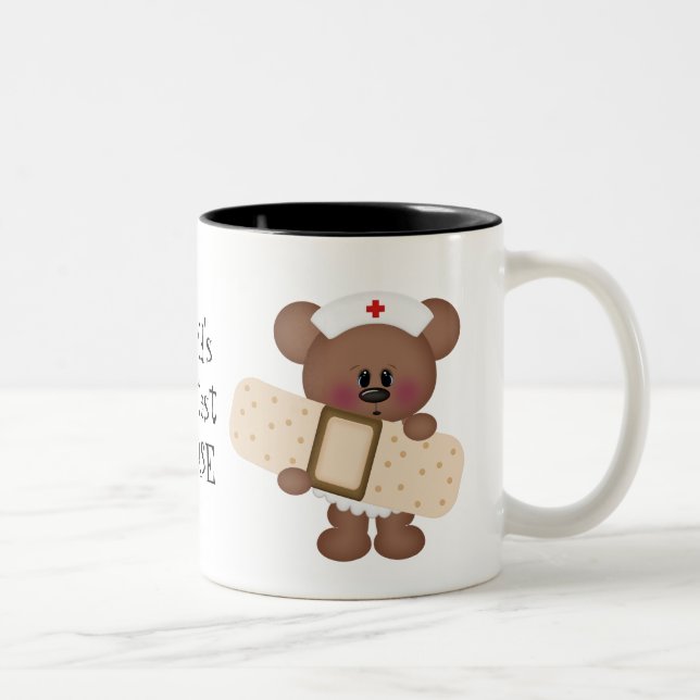 World's Greatest Nurse! bear coffee mug (Right)