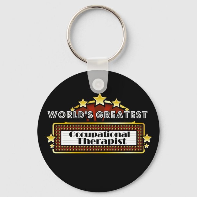 World's Greatest Occupational Therapist Key Ring (Front)