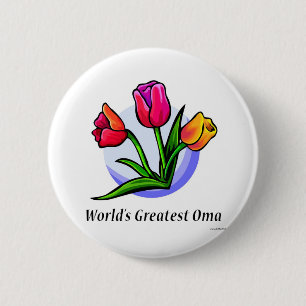World's Greatest Oma 6 Cm Round Badge