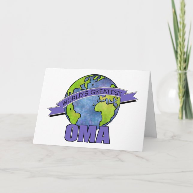 World's Greatest Oma Card (Front)