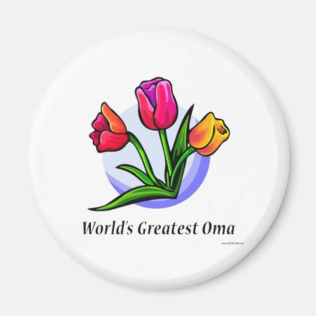 World's Greatest Oma Magnet (Front)