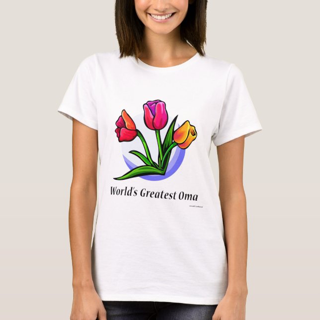 World's Greatest Oma T-Shirt (Front)