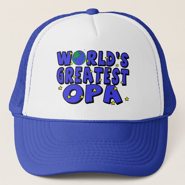 World's Greatest Opa Trucker Hat (Front)