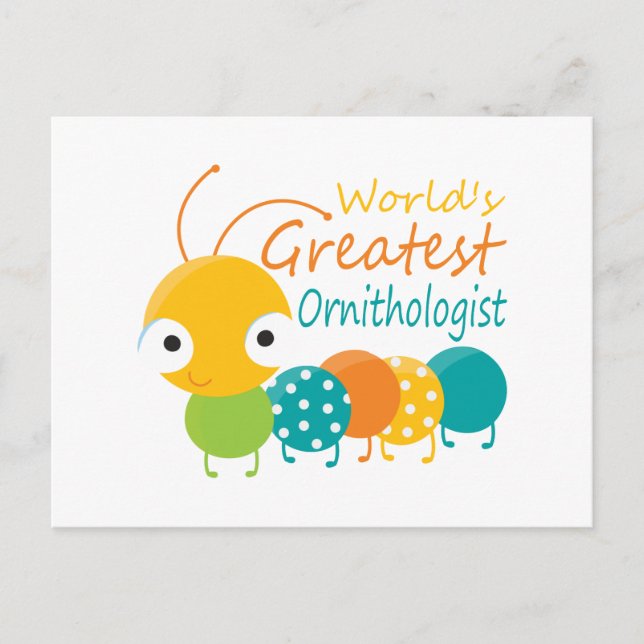 World's Greatest Ornithologist Postcard (Front)