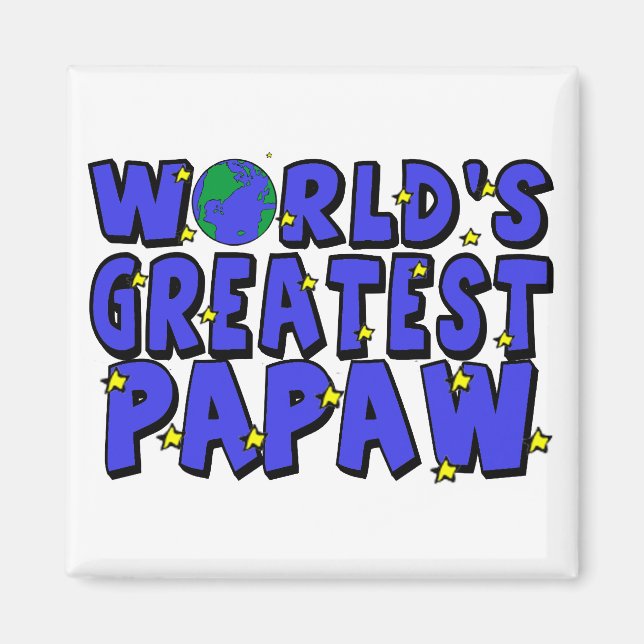 World's Greatest Papaw Magnet (Front)