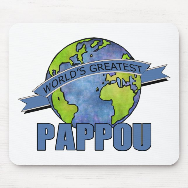 World's Greatest Pappou Mouse Pad (Front)