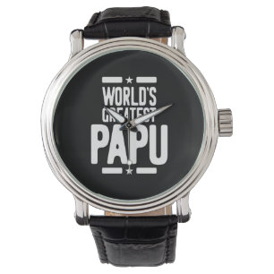 World's Greatest Papu Father Gift Watch