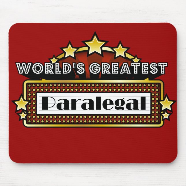 World's Greatest Paralegal Mouse Pad (Front)