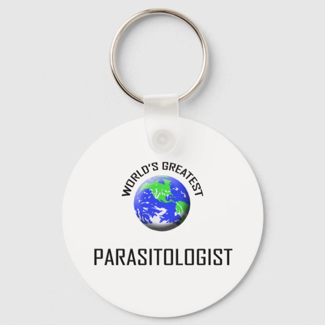 World's Greatest Parasitologist Key Ring (Front)