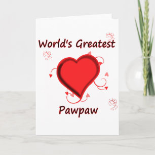 World's Greatest Pawpaw Card