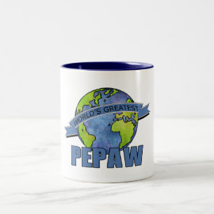 World's Greatest Pepaw Two-Tone Coffee Mug