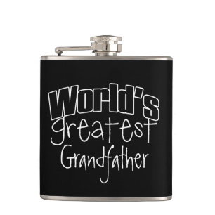 Worlds Greatest Personalised Hip Flask