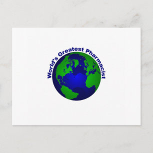 World's Greatest Pharmacist Postcard