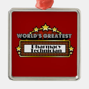 World's Greatest Pharmacy Technician Metal Tree Decoration