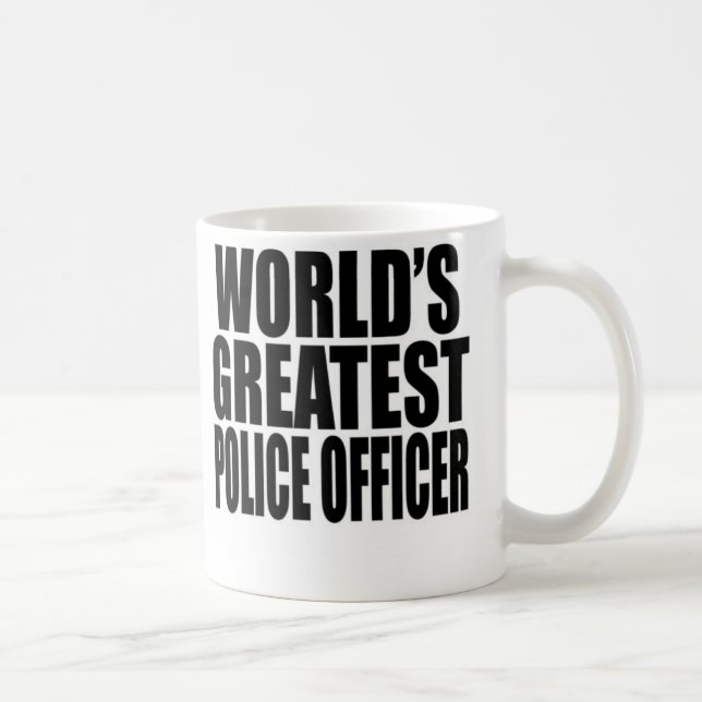 World's Greatest Police Officer Coffee Mug (Right)