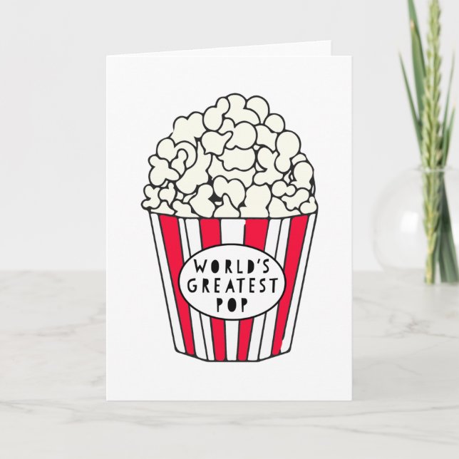 World's Greatest Pop - Father's Day Card (Front)