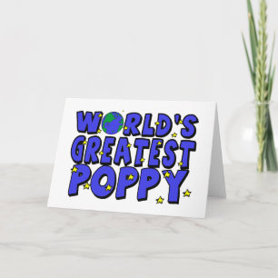 World's Greatest Poppy Card