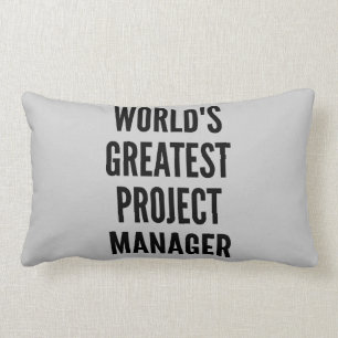 Worlds Greatest Project Manager Lumbar Cushion