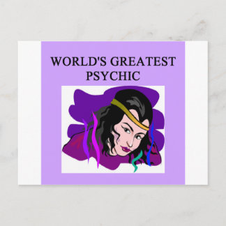 world's greatest psychic postcard