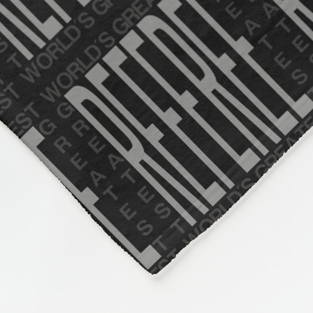 Worlds Greatest Referee Fleece Blanket (Corner)