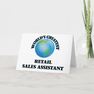World's Greatest Retail Sales Assistant Card