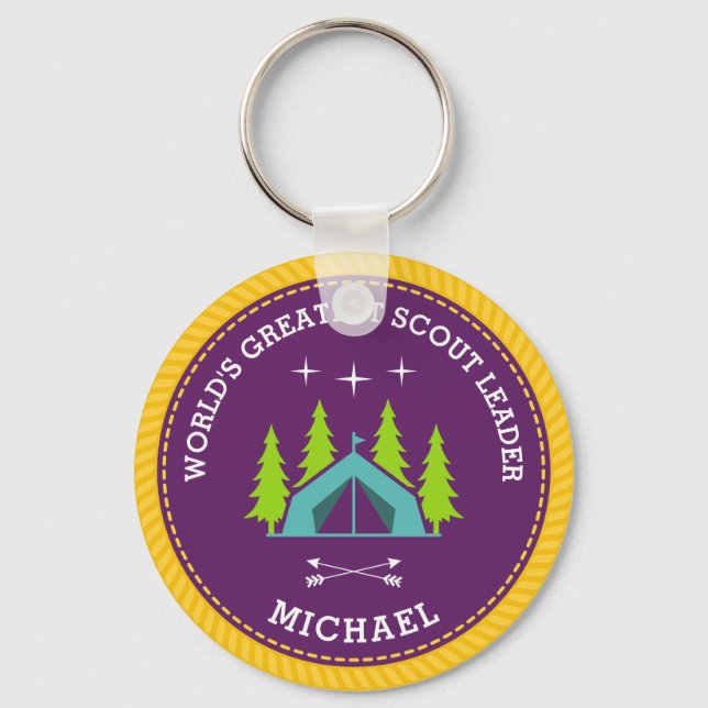 World's Greatest Scout Leader Key Ring (Front)