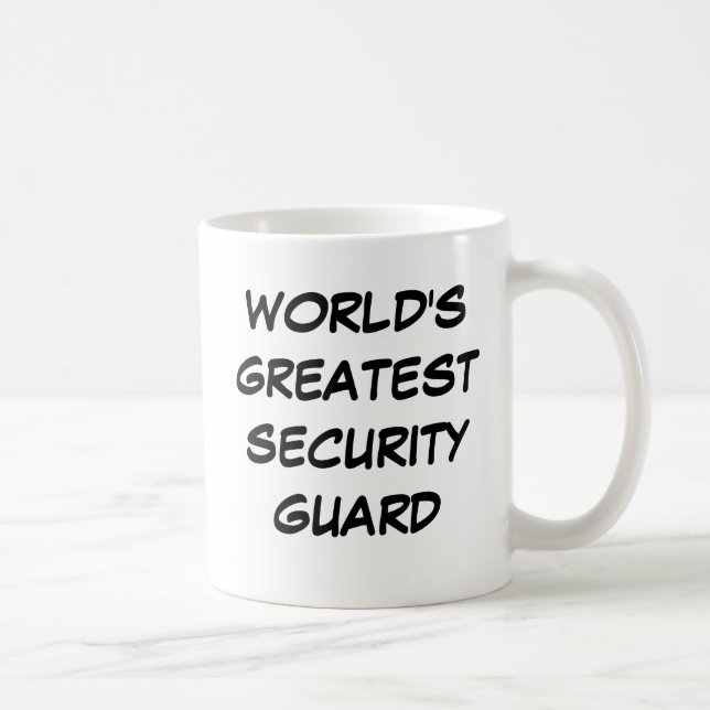 "World's Greatest Security Guard" Mug (Right)
