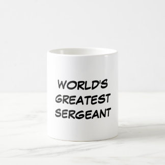 "World's Greatest Sergeant" Mug