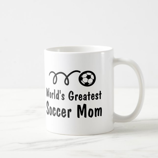 World's Greatest Soccer Mum Coffee Mug Gift (Right)