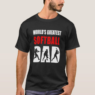 World's Greatest Softball Dad T-Shirt