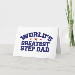 World's Greatest Step Dad Card
