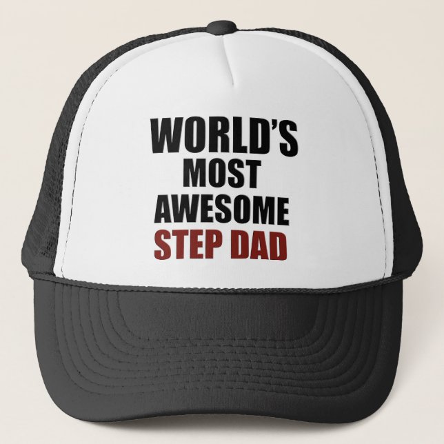 World's Greatest Step dad Trucker Hat (Front)