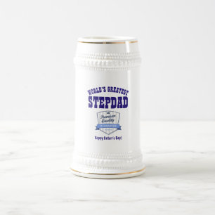 World's Greatest STEPDAD - Fathers Day Gift Beer Stein